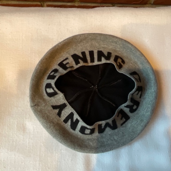 Opening Ceremony Gray Wool Logo Beret main image 6